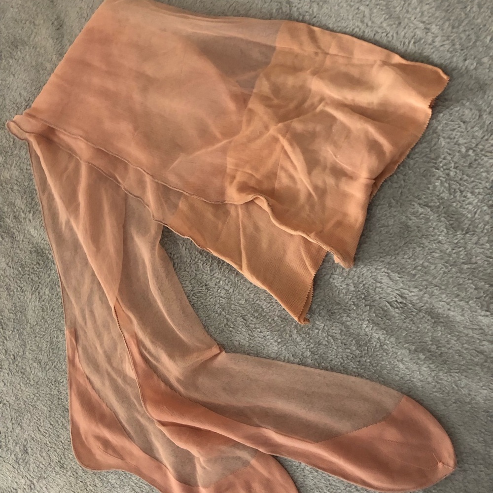 3 Sets 1950s/60s ORIENT Nylons with Seam Garter Stockings Sexy Hosiery Size 9 - Picture 10 of 13